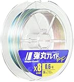 メジャークラフト PEライン 弾丸ブレイド 8本編み マルチカラー DB8-150/1.5MC マルチカラー 150M/1.5号