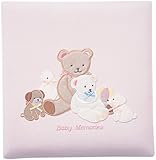 サンヨー 誕生アルバム Lサイズ/100年台紙・ビス式 くまさんピンク