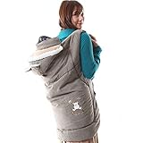 耳付き クマ刺繍 中綿 カメノコウ ブラウン FREE