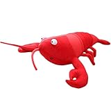 [スンル]ぬいぐるみ 抱き枕 クッション ロブスター ザリガニ イセエビ ふわふわ やわらかい 個性的 ユニーク かわいい お祝い プレゼント 贈り物 誕生日 飾り レッド 80cm