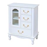 チェストキャビネット 600mm幅 f-jkp-sgt0109wh ホワイト色 完成品