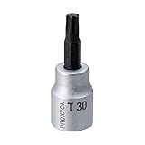 プロクソン(PROXXON) トルクスビットソケット 3/8" いじり穴なし T30 No.83587