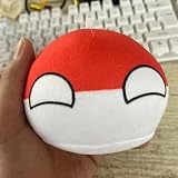 カントリーボール ぬいぐるみ ペンダント 10cm かわいいポーランドボール ぬいぐるみ ソフト アニメ 枕 人形 (B)