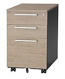 【法人限定】 3段 ワゴン 大容量 オールロック 鍵付き シリンダー錠 おしゃれ 木目 オフィスワゴン スチールワゴン キャビネット サイドキャビネット サイドワゴン キャスター付き オフィス収納 オフィス ミニキャビネット デスクキャビネ