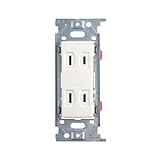 スガツネ工業 埋込ダブルコンセント ピュアホワイト PXP-J-JECBN55-PW