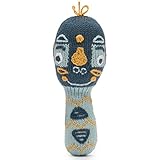 Finn + EmmaベビーMini Rattle、100 %オーガニック、環境に優しい、倫理的、持続可能性、安全Newbornsまたは幼児のため、川The Bear