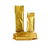 価格/ 50個Aspire 16ozサイドガセットコーヒーバッグwith Degassingバルブ、FDA準拠 One size ゴールド ER0047_GOLD-50