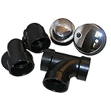 LASCO 03 – 4941 1 – 1 / 2 ABS材質Tip ToeスタイルBathtub廃棄物とオーバーフローアセンブリ、クロムメッキ