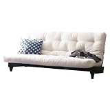 ソファ ソファー ベッド ソファーベッド 3人掛け 北欧 ダブル キャンバス×ダークブラウン