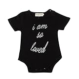 Cutelove 子供服 ロンパース カバーオール 夏 可愛い 文字柄 半袖 ベビー 男の子 幼児 おしゃれ ブラック