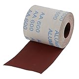 Fenteer エメリー布　研磨紙　サンドペーパー　研磨ツール　バニシング　バリ取り　多機能　多用途　10Ｍ　全3サイズ　 - 600グリット