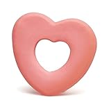 LancoハートTeether – 環境に優しいベビーTeethingおもちゃ、BPAフリー6ヶ月幼児の100 %天然ゴム、安全で楽しいand up