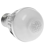 Anshin 5W LED電球 E26口金 40W形相当 人感センサー LEDセンサーライト 自動点灯/消灯 省エネ ledライト赤外線センサーライト 昼光色3200K