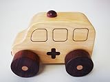 木のおもちゃSoopsori(スプソリ) 木製救急車 働く車シリーズ