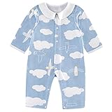 Cozy Maker（C&M）ロンパース カバーオール ベビー服 赤ちゃん 服 ベビー 男の子 新生児 生まれたてBABYへ アウター 出産祝い ジャンプスーツ 爬行服 プレゼント ギフト 前開き (
