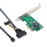 xiwai PCI-E 3.0 4.0 to SFF-8643 カードアダプターとU.2 U2 SFF-8639 NVME PCIe SSDケーブル メインボードSSD用