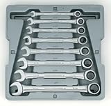 KDツール9308 8 pc。SAE Ratcheting Wren