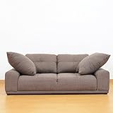 (DORIS)ローソファー 【ボーテ 2pFAB ブラウン】