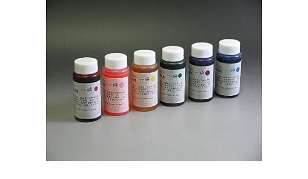 Amazon 押し花染料 一瞬 ６色割引セット ドライフラワー オンライン通販