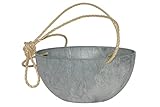 グリーンポット アートストーン ハンギング ボ-ル 25cm AS-110806