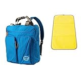 YuHan Baby Diaper Bag Travel Backpack Shoulder Bag Fit Stroller Changing Pad Nappy Backpack Blue by 