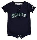 Seattle Mariners Alternate Navy新生児クールベースロンパース