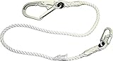 Miller Titan by Honeywell T9112R/6FTWH 6-Feet Rope Positioning and Restraint Lanyard with 2-1/4-Inch