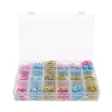 MagiDeal 480ピース絶縁熱収縮スペードターミナルコネクタリングButtセット