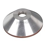 4 「ダイヤモンドコーティングカップ研磨ホイール凸粒 180 アングルグラインダ 100 mm の