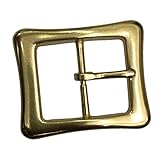 [ウイングレザー] ベルト バックルのみ シルバー 40mm メンズ 40mm幅ベルト用 バックル カスタマイズ bnh002 (BEND GOLD)