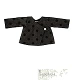 [eponime](エポニーム)ガールズボレロ　ジャケット　ブラウンドット柄　12か月～2歳 (12か月　1歳　75cm)