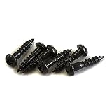 YJB PARTS ロトマティックペグ用ビス 6本入り 日本製 (ブラック)