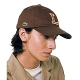 [ラコステ] 帽子 [公式] コットンツイルLロゴキャップ メンズ ブラウン