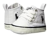 (ポロラルフローレン) Polo Ralph Lauren キッズカジュアルシューズ・・スニーカー・靴 Harbour Hi (Infant/Toddler) White Canvas/Navy 2 