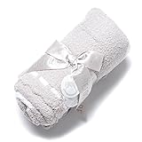 (ベアフットドリームス) BAREFOOT DREAMS ベビーブランケット scalloped receiving blanket [並行輸入品]