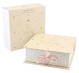 Hello Beautiful Baby Girl Diamante Embellished Keepsake Box by Lesser & Pavey