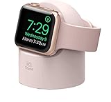 【elago】Apple Watch 対応 充電 スタンド シリコン 充電ドック アクセサリー [ アップルウォッチ 各種 対応 ] W2 STAND サンドピンク