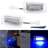 GemProアルファード40系 カーテシランプ 3列目 ヴェルファイア 40系 スライドドアスポットランプ40アルファード ステップランプ ドアウェルカムライト 後席スライドドア用トヨタ車種専用設計 純正交換 カプラーON設計 取付簡単 左右2個セットブルー