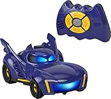 Fisher-Price DCバットウィール リモコンカー Bam The Batmobile 変換RCおもちゃ ライトサウンド&キャラクターフレーズ 対象年齢3歳以上。