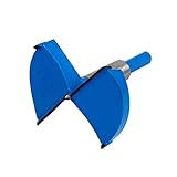 uxcell　木工用穴あけ　ボアビット　木工ツール　シルバートーン　ブルー　75mm　CNC