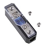 D DOLITY 60A 　1ウェイ　車　Auto　スピーカー　回路ブレーカ　ヒューズ　ブロック　分配ホルダー　　60A車ヒューズブロック