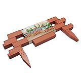 リッチェル ガーデンフェンスレンガ調 60型 ブラウン