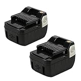 【POWERAXIS】2個セット 日立工機 bsl1430 fwh14dgl 対応 互換バッテリー インパクトドライバー 日立 14.4v バッテリー 3000mAh リチウムイオン 電池 高品質 1