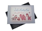 White Cotton Cards Daddy's Boasting Book Photo Album (Tiny ,Pink) by WHITE COTTON CARDS