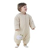 mcupper- Baby Sleeping Bag with Long Sleeves 100 %オーガニックコットン1 – 3年