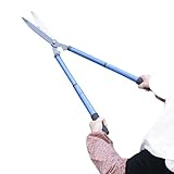 【軽量】伸縮自在！高い生垣で大活躍『刈り込みハサミ／伸縮鋏　青』