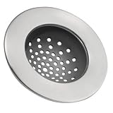 InterDesignシンクドレイン65380 Strainer、つや消しステンレス鋼、標準サイズ 1 シルバー 65380 1