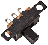 uxcdll スライドスイッチ 2ポジション 1P2T SPDT パネル SS12F55 ON-ON 3ラグ端子 50V 0.5A　10個