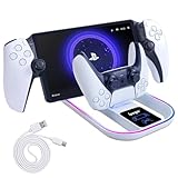 PS Portal用 充電スタンド【2025新登場】PS5 Portal リモートプレーヤー用 充電ドック PSポータブル用 Type-C式 充電ステーション 置くだけ充電可能 RGBライト LED 指示ランプ付 PS5 コントローラー用 充電スタンド 過充電保護 取付き簡単 省スペース