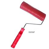 Sharplace ペイントローラー　エンボス塗装　プラスチックハンドル付き　塗装用具　7インチ　全２３種 - スタイル２０